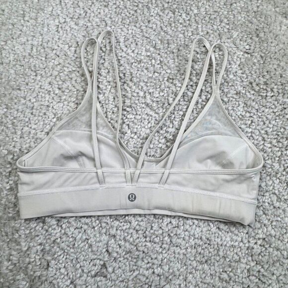Lululemon Anew White Mesh Sports Bra - Picture 3 of 7